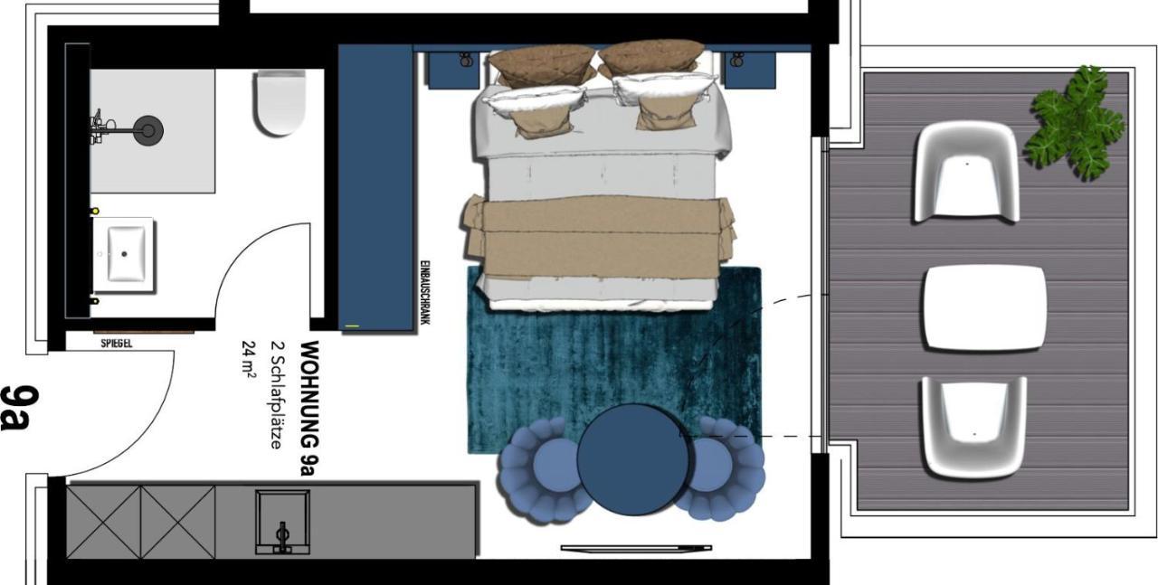 Seebruecke Heringsdorf - 1-Raum-Appartement Mit Balkon S9A Εξωτερικό φωτογραφία